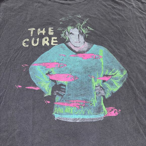 The Cure Beach Party Tour One Size Tee DAYDREAMER Band Tee Faded Vintage - Picture 5 of 9